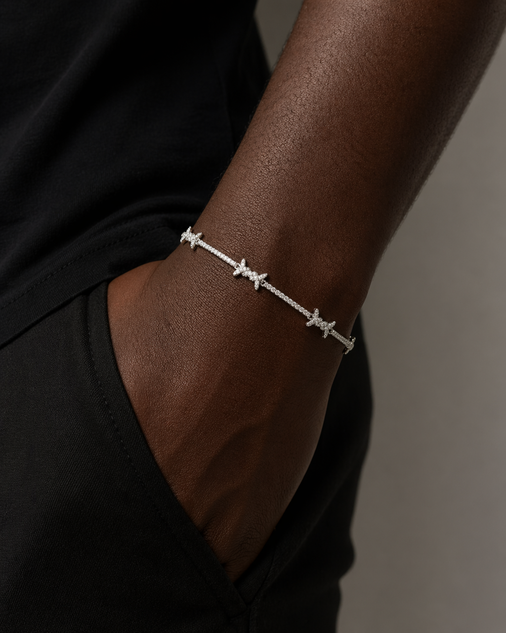 Bracciale filo spinato
