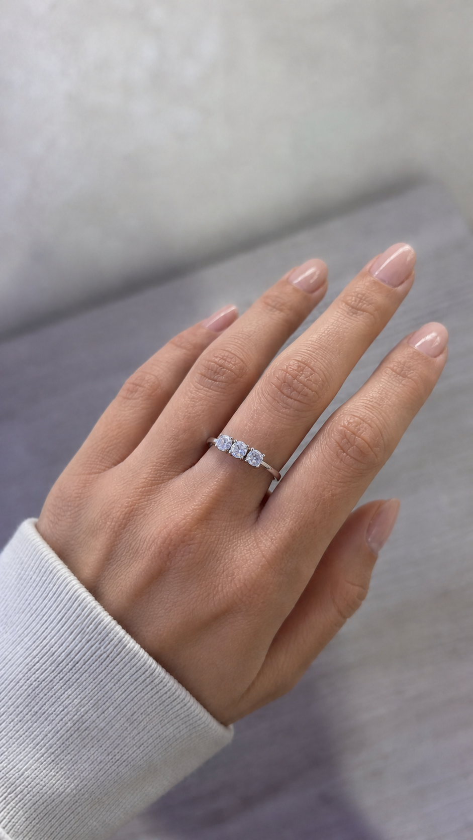 Anello trilogy argento 925