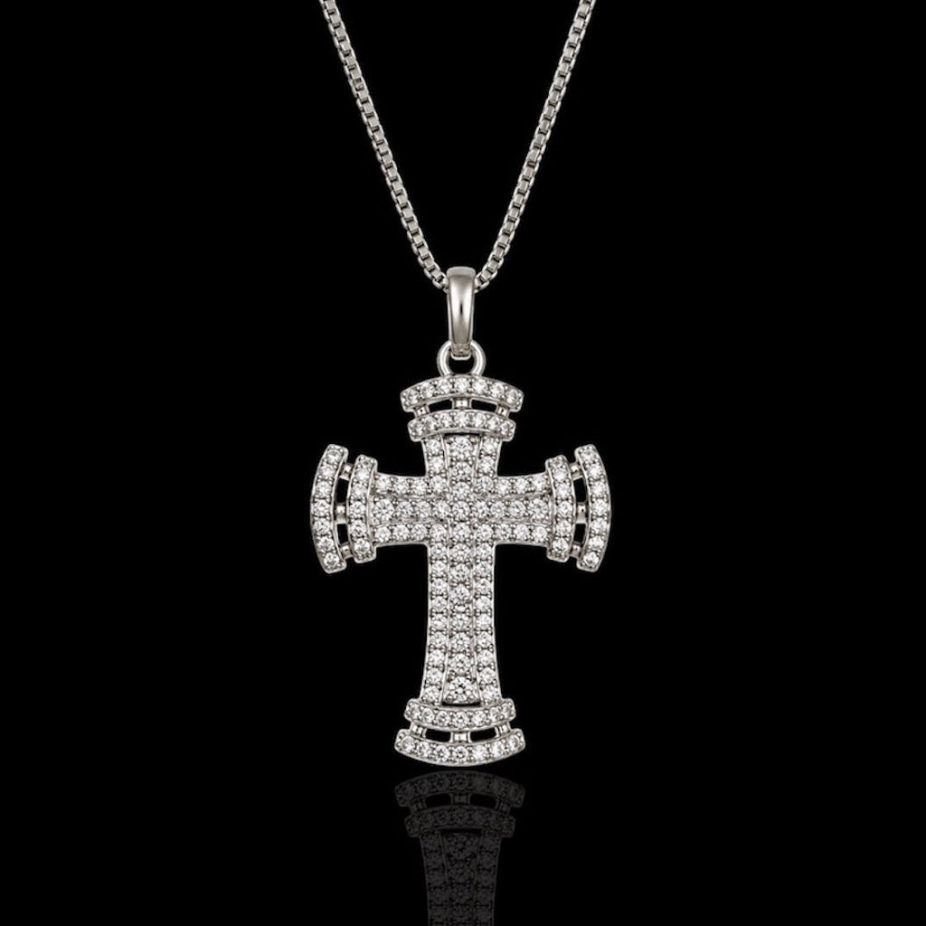 Collanina croce imperiale argento 925