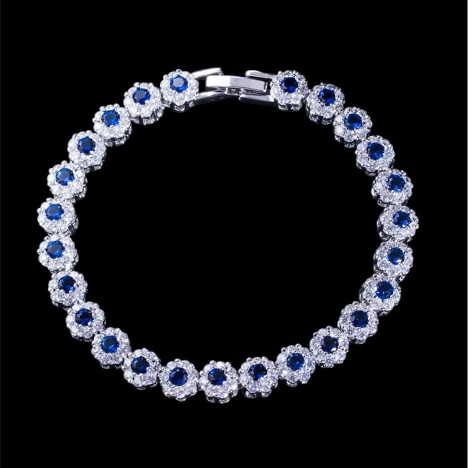 Bracciale Tennis Pavé Effetto Diamante