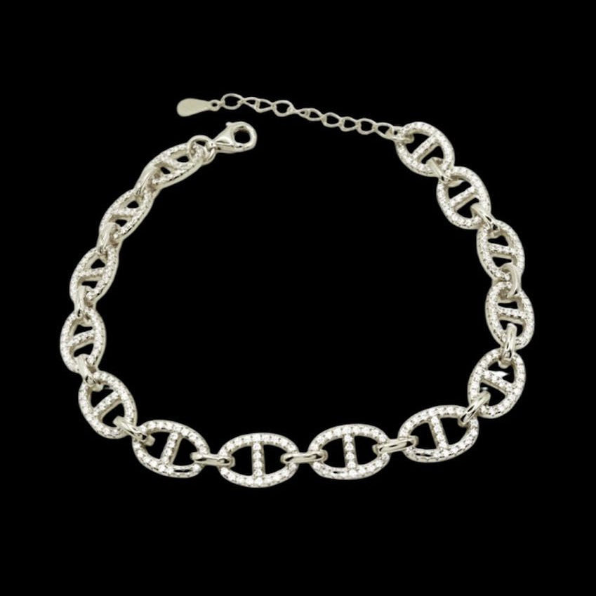 Bracciale maglia marina argento 925