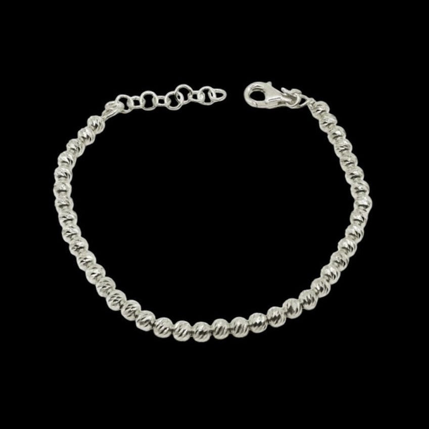 bracciale a sfere argento 925