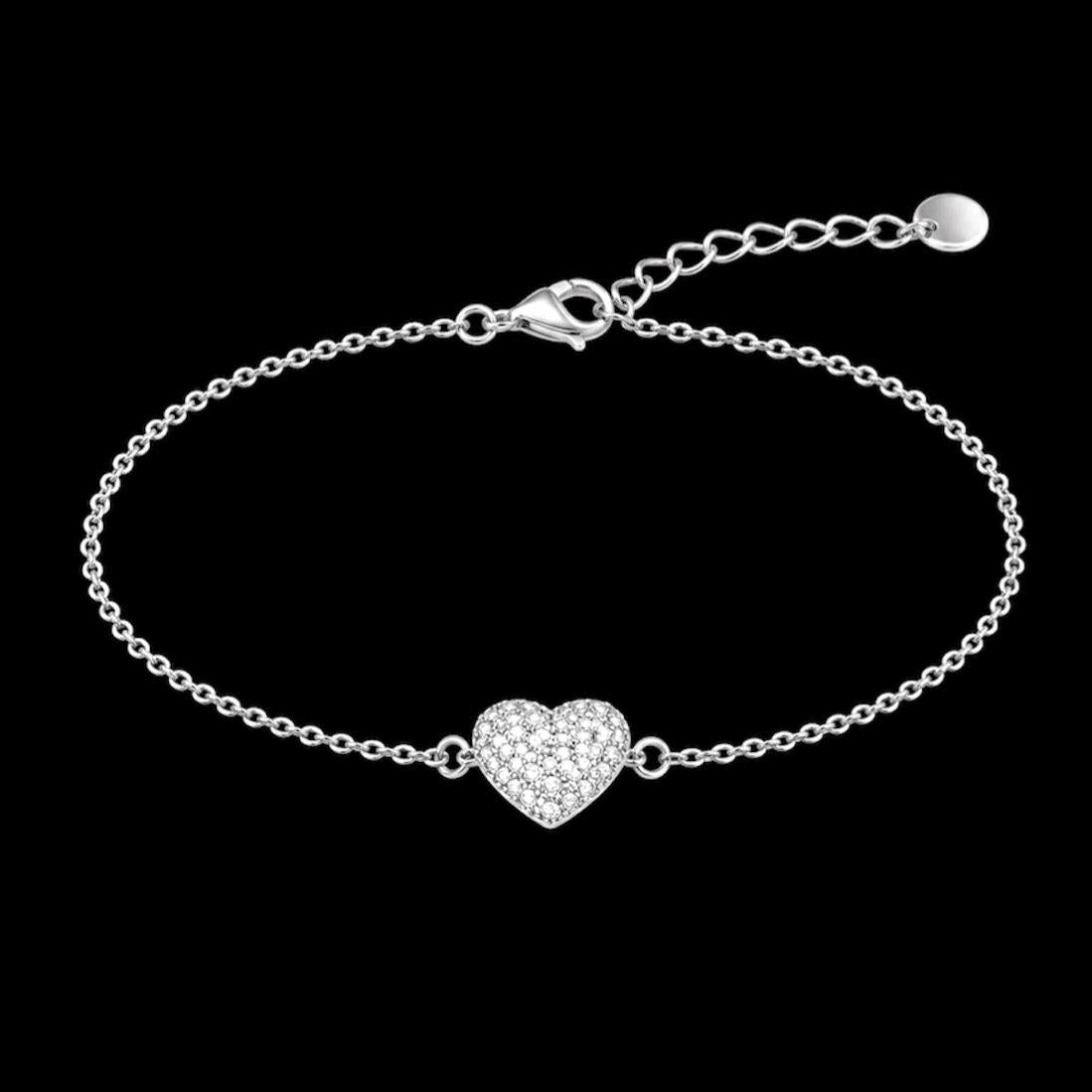 Bracciale heart argento 925