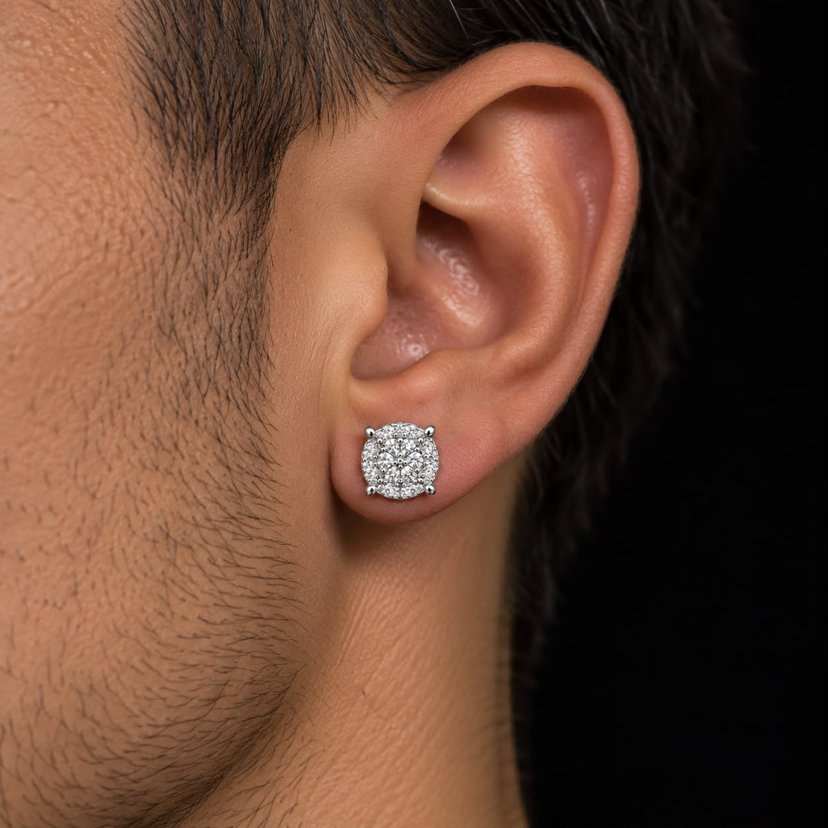 Orecchini onyx argento 925